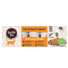 Earthz Pet Cat Vitality Gravy Chicken 5pk x 30ml