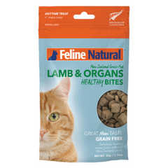 Feline Natural Lamb Healthy Bites Cat Treats 50g