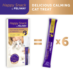 Feliway Happy Snack Calming Treat for Cats 6 x 15g