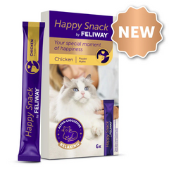 Feliway Happy Snack Calming Treat for Cats 6 x 15g