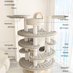 Honeypotcat Beverly Crest Cat Catstle - 192cm - Shipping Only