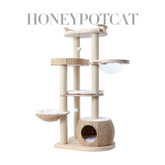 Honeypotcat Cosy Woven Cat Perch - 141.5cm - Shipping Only