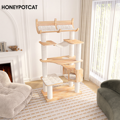 Honeypotcat Joyful Climb Cat Tower - 178cm - Shipping Only