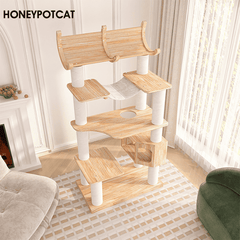 Honeypotcat Joyful Climb Cat Tower - 178cm - Shipping Only