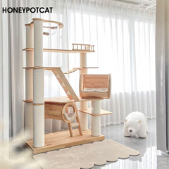 Honeypotcat Knightsbridge Grandeur Wood Wax Cat Oasis - 175cm - Shipping Only