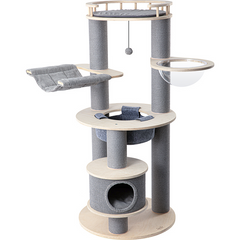 Honeypotcat Majestic Reinforced Multi-Level Cat Tree With Hammock - 168cm - Shipping Only