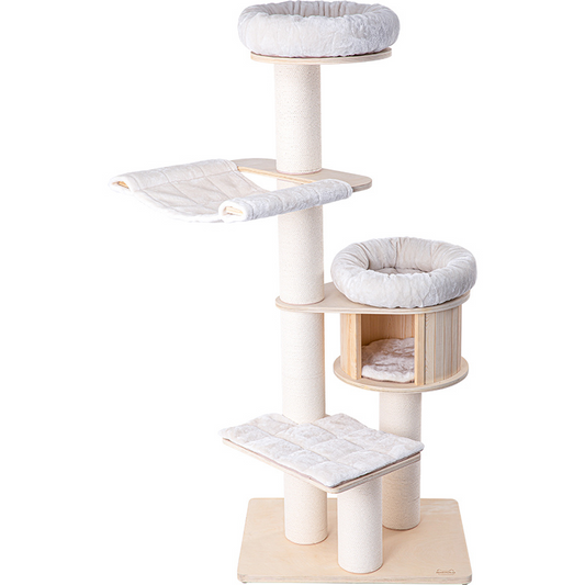 Honeypotcat Premium Solid Wood Cat Tower Tree - 175.5cm