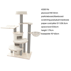 Honeypotcat Prestige Wood Cat Retreat - 179cm