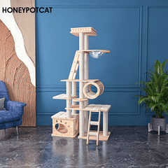 Honeypotcat Regal Wood Retreat - 195cm - Shipping Only