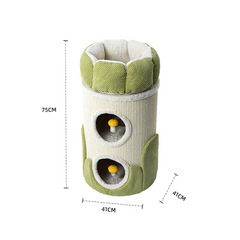 Honeypotcat Arctic Snug Double Sisal Barrel  - 75cm - Shipping Only