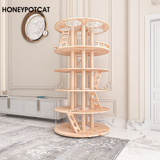 Honeypotcat Belgravia Skywalk Cat Tower - 190cm - Shipping Only