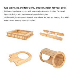 Honeypotcat Majestic Wood Retreat - 176cm - Shipping Only