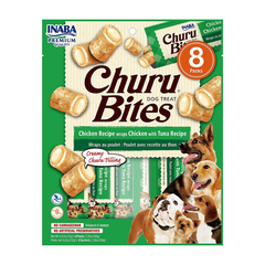 Inaba Churu Bites Chicken Wraps Chicken With Tuna Dog Treat 12g x 8 Pack