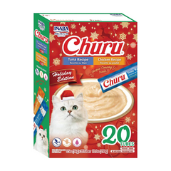 Inaba Churu Cats Treats Holiday Edition Tuna & Chicken Variety Box (20pcs/pack)
