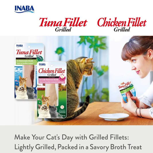 Inaba Grilled Chicken Fillet Cat Treats 25g