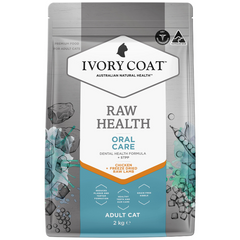 Ivory Coat Raw Health Oral Care Adult Cat Dry Food