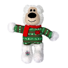 KONG Christmas Holiday Wild Knots Bear Assorted Dog Toy