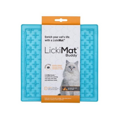 LickiMat Buddy Slow Feeder Mat Blue