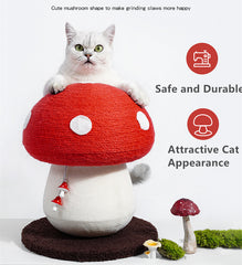 MiaoFairy Mushroom Cat Scratchers Toy