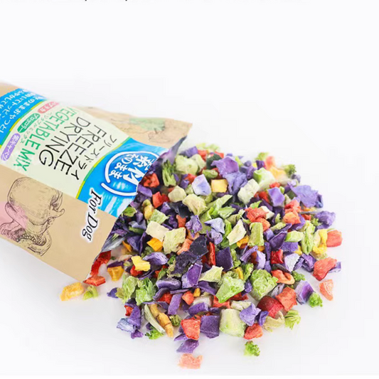 Petio Freeze Dried Mixed Vegetables Dog Treats 20g