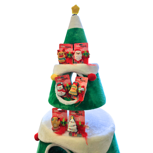 Pikapet Christmas Holiday Pet Toys 2 pcs Assorted