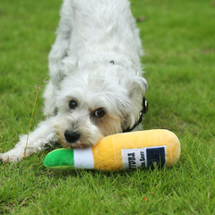 Pikapet Bottle Squeezing Dog Toy