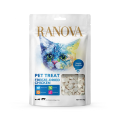 RANOVA Freeze Dried Cat Treats Raw Food Chicken 50g