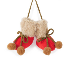 Rosewood Catnip Christmas Booties Cat Toy