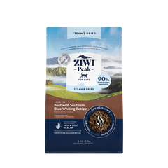 Ziwi Peak 蒸干猫粮牛肉搭配南方蓝鳕鱼配方