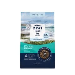 Ziwi Peak Steam Dried Dry Cat Food Wild South Pacific Fish Recipe