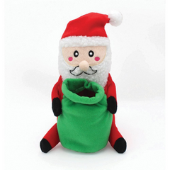 ZippyPaws Christmas Holiday Burrow Santa Sack