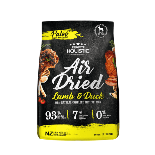 Absolute Holistic Air Dried Dog Food Lamb Confit Lamb & Duck 1kg