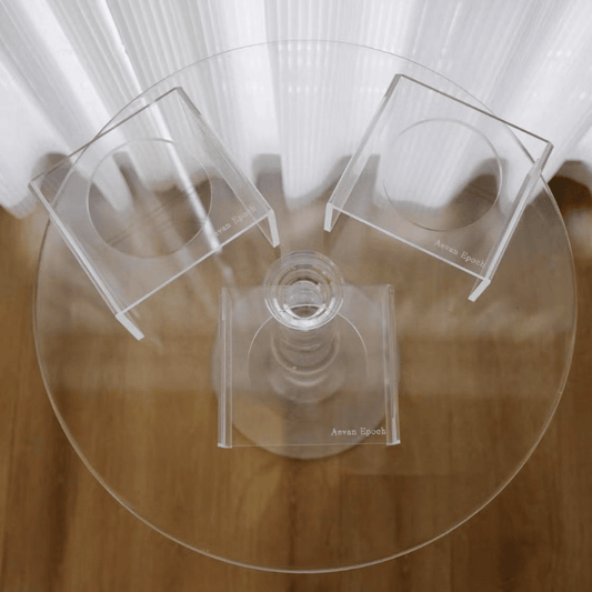 Aevan Epoch Acrylic Pet Bowl Stands