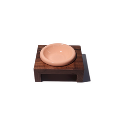 Aevan Epoch Wood Pet Bowl Stands