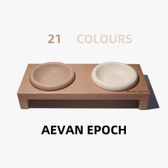 Aevan Epoch Wood Pet Bowl Stands