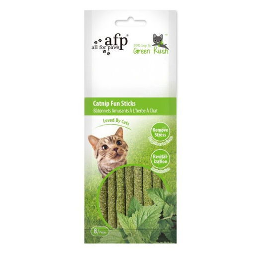 All For Paws Catnip Fun Sticks - 8 pcs