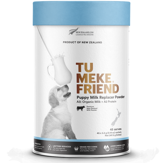 TU MEKE FRIEND Puppy A3 Organic Milk Replacament Powder 45x 5.5g Serves