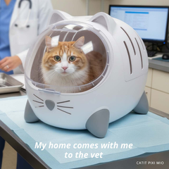 Catit Pixi Mio Cat Carrier & Cat Bed with Cushion