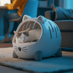 Catit Pixi Mio Cat Carrier & Cat Bed with Cushion