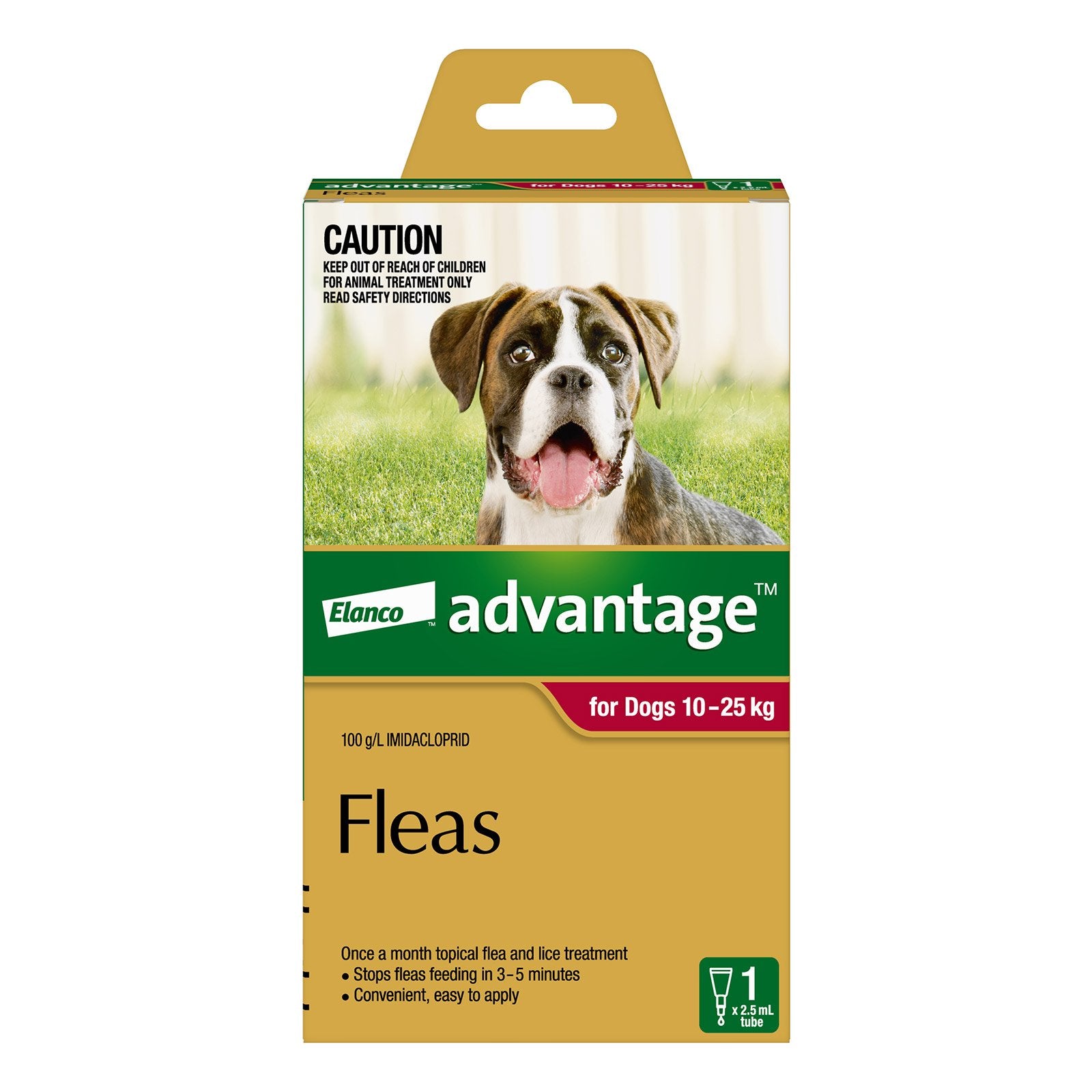 Advantage topical flea clearance treatment for dogs