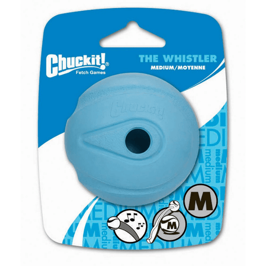 Chuckit Whistler Ball Medium 6cm Dog Toy 1pk