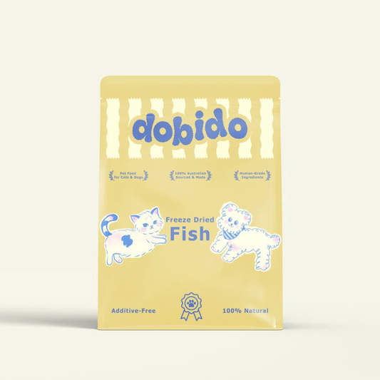 DOBIDO Freeze Dried A2 Cod Bites Dog Cat Treats 30g