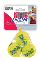 KONG AirDog 吱吱叫球狗狗取物玩具 XSmall 3 件装