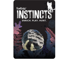 Furkidz Cat Toy Woolly Ball White 5cm