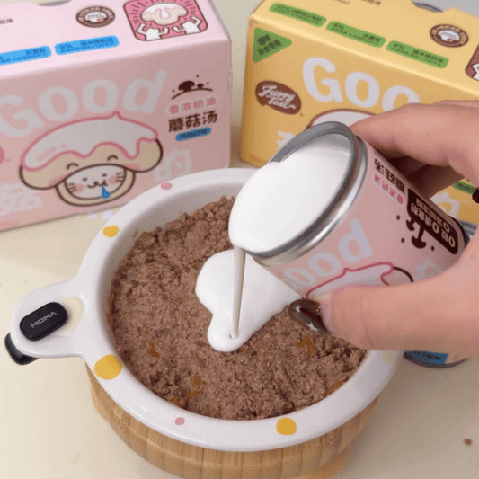 Furrytail Creamy Mushroom Soup Can for Cats 100g