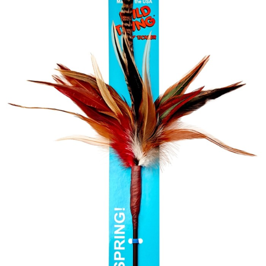 Go Cat Short Wild Thing Feather Teaser Long Wand 91 cm