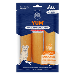 Himalayan Dog Chew Yum Peanut Butter Dog Treat 3pk