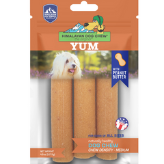 Himalayan Dog Chew Yum Peanut Butter Dog Treat 3pk