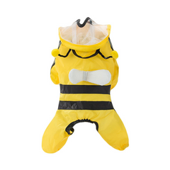 hipidog Bumblebee Pet Raincoat