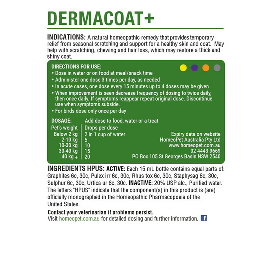 HomeoPet Dermacoat+